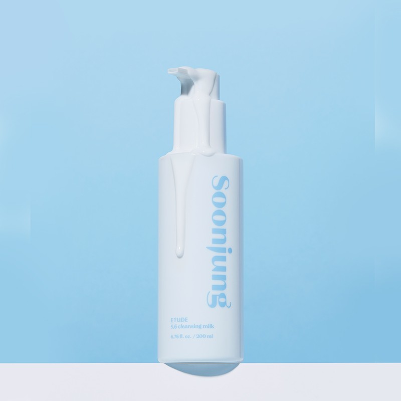 Etude [에뛰드][더블] 순정 약산성 클렌징 밀크 200ml [Etude][Double] Pure Level