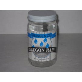Oregon Rain, 8 oz Bottled Rain Water (not for drinking),  Made by Siblings & Co