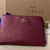 COACH STAR GLITTER BLACK CHERRY WRISTLET W/2 CHARMS
