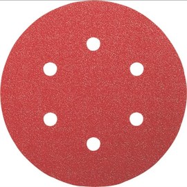 Bosch 2609256A30 Abrasive Sandpaper Sheets for Off-Centre Sanders 150 mm 6 Holes 60 Grain Pack of 5 Sheets