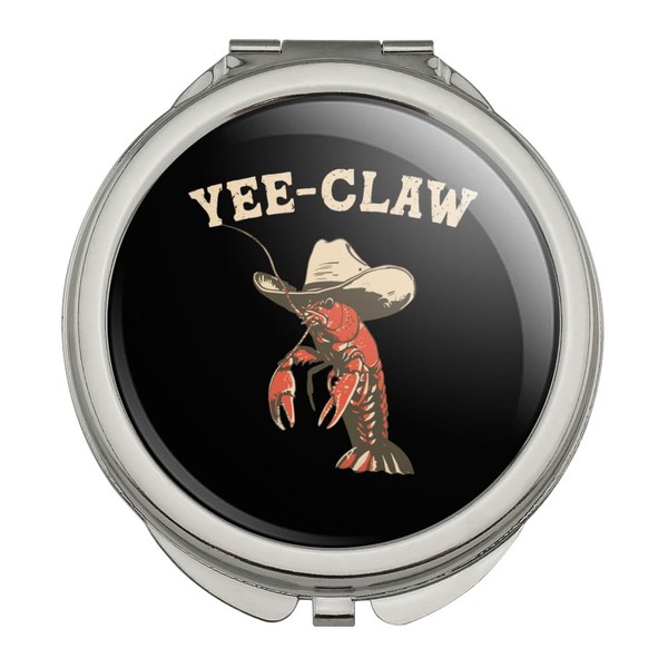 GRAPHICS & MORE Yee-Claw Crawfish Compact Travel Purse Handbag Makeup