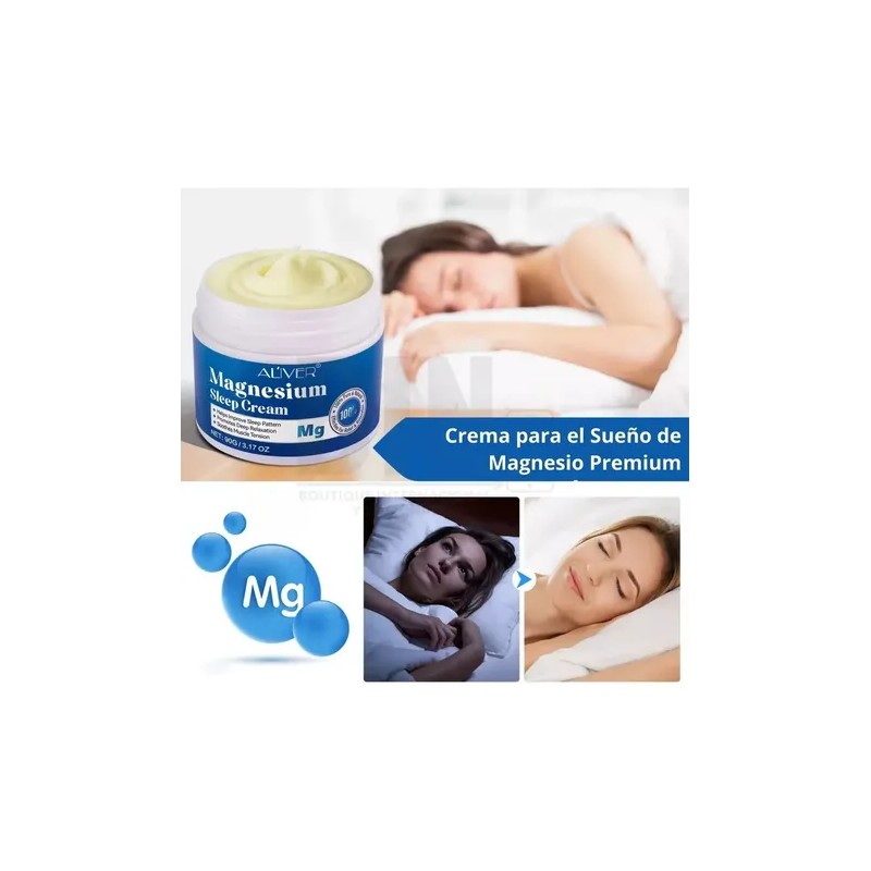 Crema De Magnesio Alivio Muscular Relajación Descansa Mejor