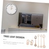 SAFIGLE 30pcs Wooden Clock Hands Repair Kit Elegant Clock Pointers