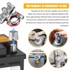 Rebvugr 2PCS Car Battery Post Terminal Shims, Battery Terminal Adapter,