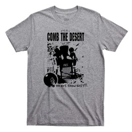 Comb The Desert T Shirt 80s Comedy Science Fiction Space Movie Tee (XL, Sport Gray)