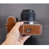 Rieibi EOS R10 Case - Quality PU Leather Half Case