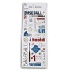 Baseball Doodle Stickers Adhesive Decals for Crafts, Cardmaking, Scrapbooks &