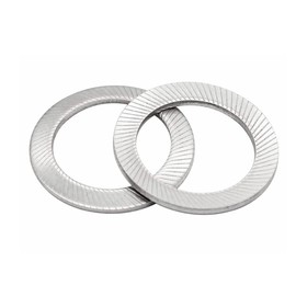 CONPHERON Safety Washers Stainless Steel A2 Non-Slip Locking Washers Stainless Steel Discs M4 90 Pieces