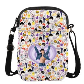 KEYCHIN K-Pop Fans Crossbody Bag K-Pop Group Gifts JK Gifts K-Pop Music Shoulder Bag, J Hand