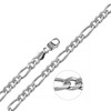 LeCalla 925 Sterling Silver Rhodium Plated 3.5 MM Italian Solid