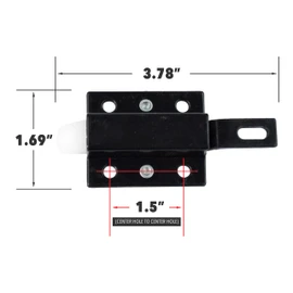 Leisure Locks RV Flush Mount Baggage Compartment Door Trigger Latch (4)