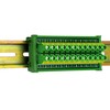 DIN Rail Mount 30A/300V 12 Position Screw Terminal Block Distribution