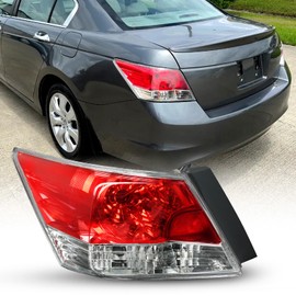 AUTOONE Honda Accord Tail Lights Compatible with 2008 2009 2010 2011 2012, Honda Accord Tail Light Assembly Right, Passenger Side, Rear Factory OEM