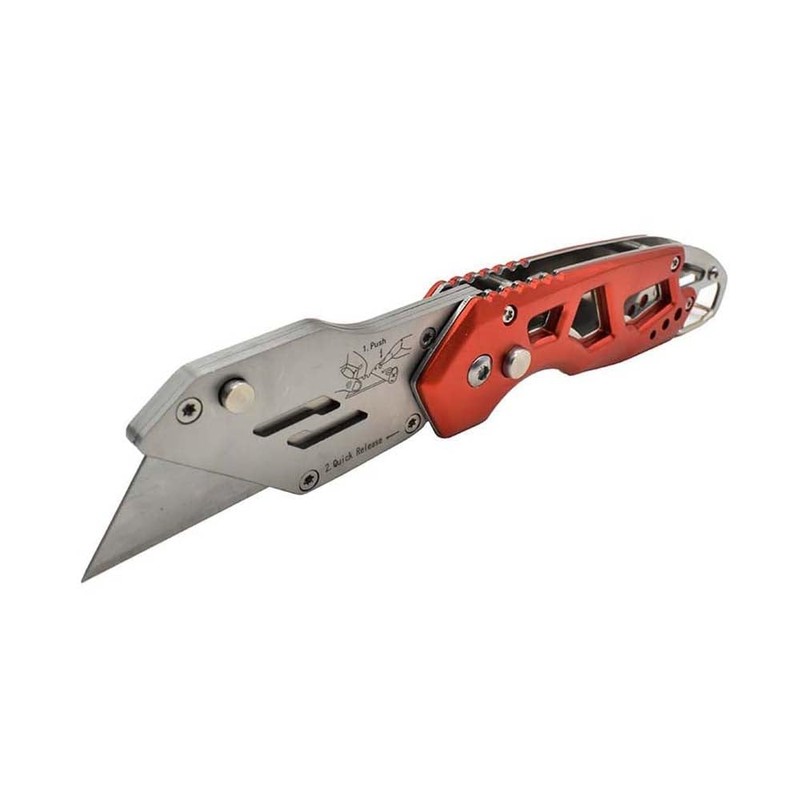 Superior Steel UK750 Folding Utility Pocket Knife Box Cutter with