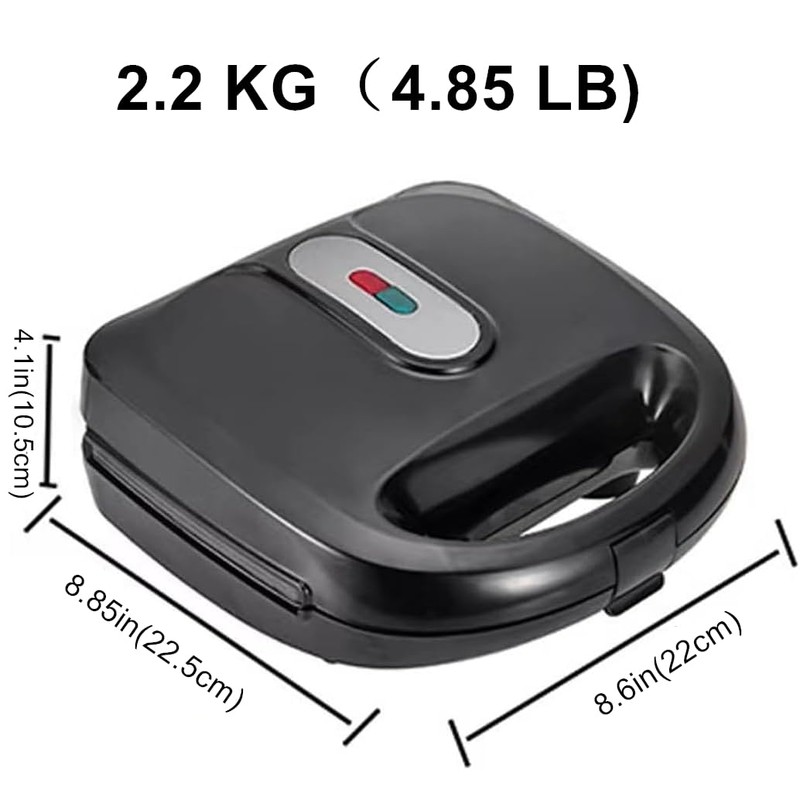 KOLENSA Donut Maker, 3 in 1 Electric Sandwich Waffle Machine,