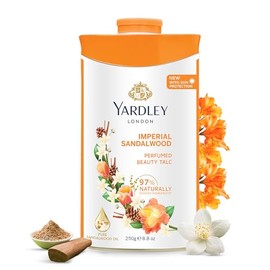 Yardley Talco perfumado de sándalo, 250 g