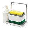 Fineway 3-in-1 Automatic Refillable Soap Dispenser Set with Sponge Holder,