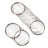 PH PandaHall Steel Memory Wire for Bracelet Making, 100 Loops