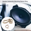 RATCHROLL 2 Set Universal Speaker Spacer Ring Adapter Dual Rings