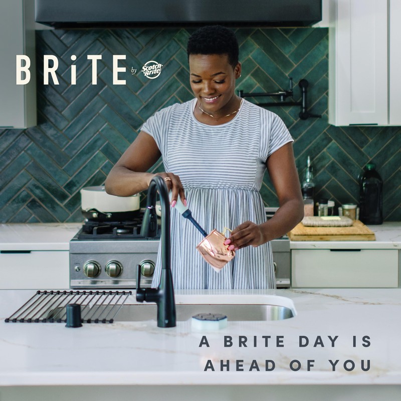 Brite by Scotch-Brite Limited Edition 2-in-1 Straw and Bottle Brush