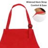 TOPTIE Cotton Canvas Kids Apron, Cooking Aprons and Chef Hat