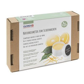 GLOREX 6 1602 400 Natural Cosmetics Starter Set for Making Approx. 120 ml Hand Cream with Nourishing Orange Oil, a Creative Gift Idea