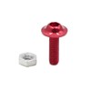 uxcell 30pcs M6 Red Aluminum Alloy Hex Socket Head Motorcycle