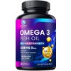 Natures Peak Suplemento de aceite de pescado Omega 3 de
