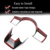 XITER 2PCS ABS Carbon Fiber Style Steering wheel cover Panel