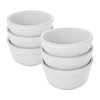 HENCKELS Ceramic 6-pc Round Ramekin Set - White