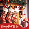 Shappy Christmas Tree Plush Ornaments Set Mini Christmas Plush Toys