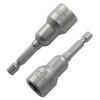 Cjueiom 2pcs 1/4" Quick-Change Hexagon Socket, 13mm Metric Nut Drivers
