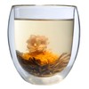 Feelino Ice-Bloom Double-Walled Jumbo Thermal Glasses Transparent Glasses incl. Tea