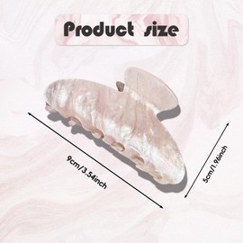 AIUPUOC Women's Medium Hair Clip, French Pink Hair Claw Clip for Hair Styling, Banana Clips for Thin Hair, 1Pcs