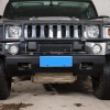 Ynei Front Bumper Panel Glossy Chrome Exterior Cover Molding Fits