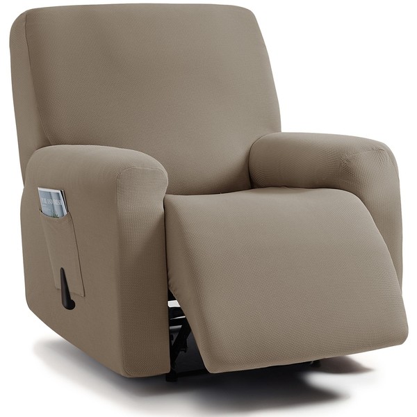 ULTICOR Jacquard Design, 4-Piece, 1 Seat Recliner Cover, Reclining Chair
