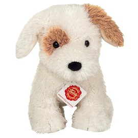 Teddy Hermann 91992 Dog Puppy Roller Blind 20 cm, Cuddly Toy, Plush Toy with Recycled Filling