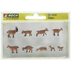 Noch 15752 H0 Figuren Ziegen, Einheitsgröße, Bunt