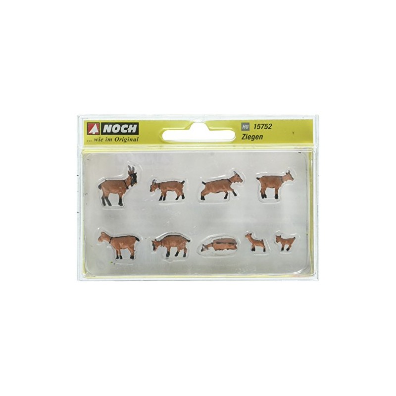 Noch 15752 H0 Figuren Ziegen, Einheitsgröße, Bunt