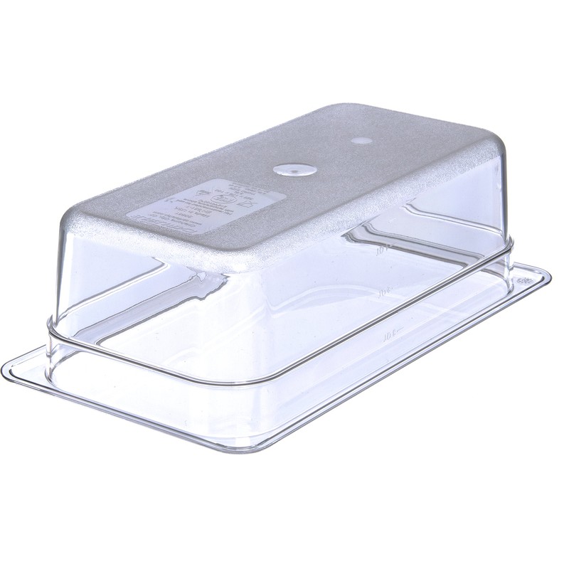 Carlisle FoodService Products Plastic Food Pan 1/3 Size 4 Inches