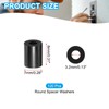 PATIKIL M3 Black ABS ID 3.2mm OD 7mm Length 8mm
