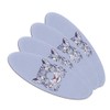 Spotted Snow Leopard Face Double-Sided Oval Nail File Emery Board