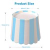 Cupcake Cases, 50PCS Elegent Muffins Baking Cups Blue and White