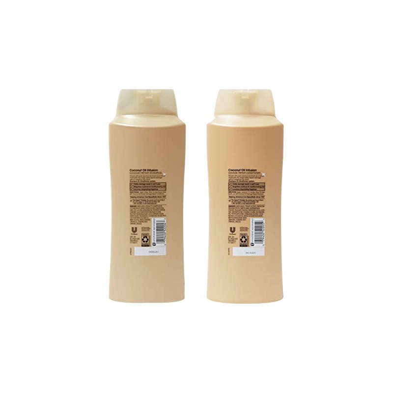 Suave Professionals Acondicionador elegante, Champú y acondicionador, infusión con aceite