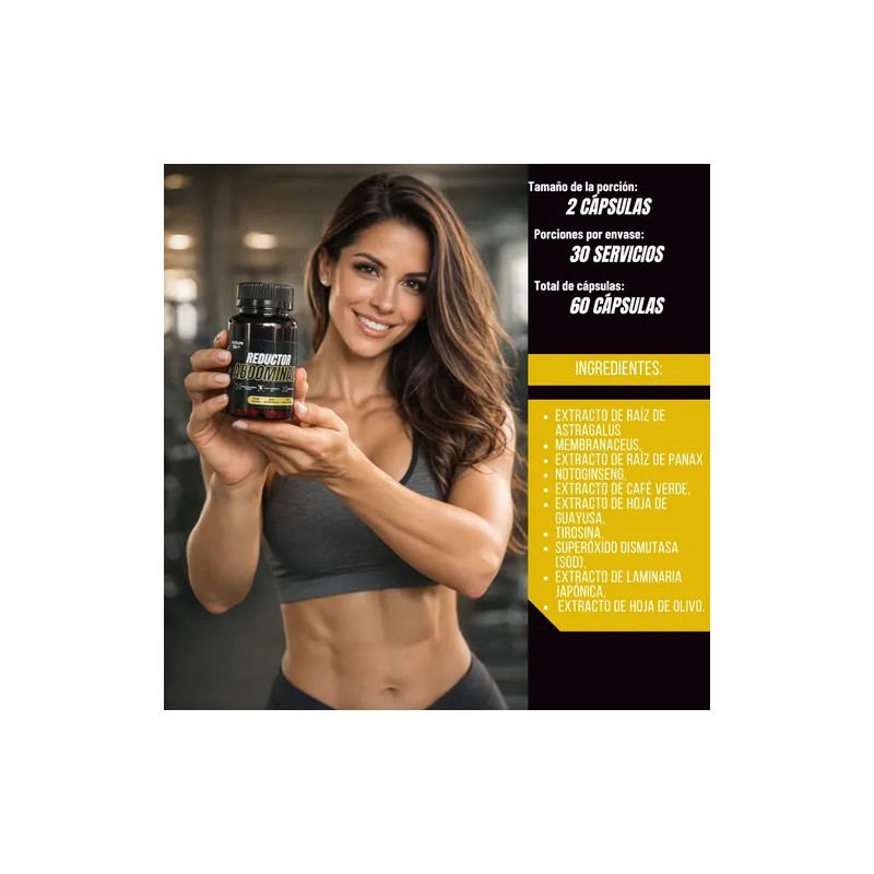 Grasa Abdominal Reductor Abdominal 60 Cáp Multivitamin