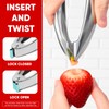 Strawberry Huller, 304 Food-Grade Stainless Steel Stem Remover with Safety