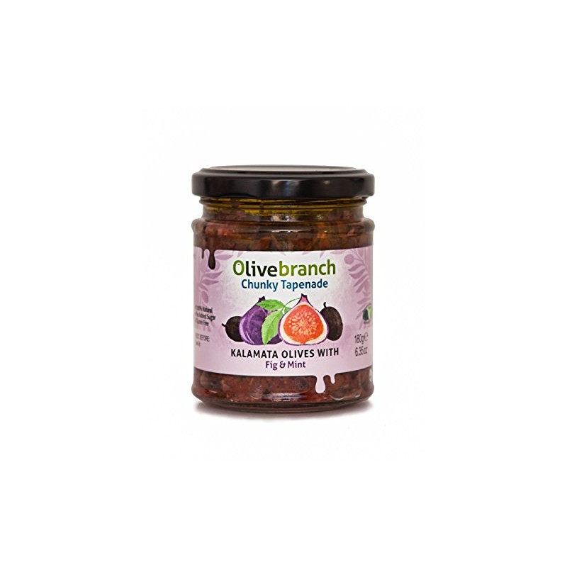 Olive Branch Kalamata Olive Tapenade with Fig and Mint (180g)