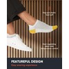FM London 8-pack Mens Bamboo Trainer Socks - Super Soft,