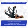 TheraBand Stretch Strap with Loops to Increase Flexibility, Dynamic Stretching