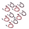 5 Sets Alligator Clip to DC Adapter Cable Stable Dual